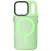 iPhone 17 Pro Max Mobilskal MagSafe Skin Touch - Mintgrön