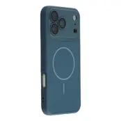 iPhone 17 Pro Max Mobilskal MagSafe TPU + PC Skin Touch - Blå