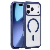 iPhone 17 Pro Max Mobilskal MagSafe TPU+PC Transparent - Blå