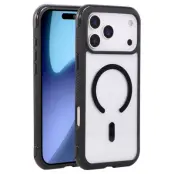 iPhone 17 Pro Max Mobilskal MagSafe TPU+PC Transparent - Svart