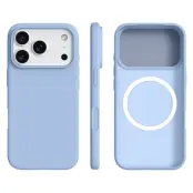 iPhone 17 Pro Max Mobilskal MagSafe Ultra Thin Silicone - Haze Blå