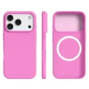 iPhone 17 Pro Max Mobilskal MagSafe Ultra Thin Silicone - Rose Rosa