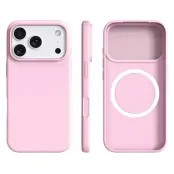 iPhone 17 Pro Max Mobilskal MagSafe Ultra Thin Silicone - Sakura Rosa