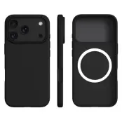 iPhone 17 Pro Max Mobilskal MagSafe Ultra Thin Silicone - Svart