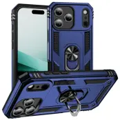 iPhone 17 Pro Max Mobilskal med Kickstand - Blå