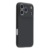 iPhone 17 Pro Max Mobilskal Skin-Touch Rubberized - Svart