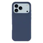 iPhone 17 Pro Max Mobilskal Solid Silikon Shockproof - Mörkblå