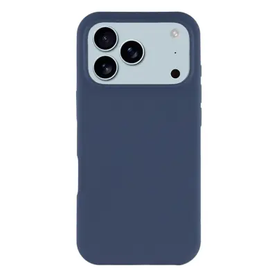 iPhone 17 Pro Max Mobilskal Solid Silikon Shockproof - Mörkblå