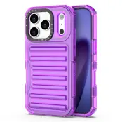 iPhone 17 Pro Max Mobilskal Stripe Design Detachable - Lila