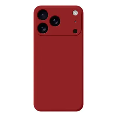 iPhone 17 Pro Max Mobilskal TPU Straight Edge - Kameliaröd