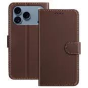 iPhone 17 Pro Max Plånboksfodral Anti Drop - Brun