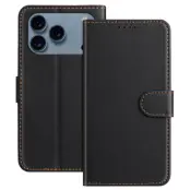 iPhone 17 Pro Max Plånboksfodral Anti Drop - Svart