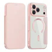 iPhone 17 Pro Max Plånboksfodral Magsafe RFID-Skydd - Rosa (Rosa)