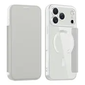 iPhone 17 Pro Max Plånboksfodral Magsafe RFID-Skydd - Grå (Titanium Grå)