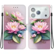 iPhone 17 Pro Max Plånboksfodral Med Lanyard - Lotus