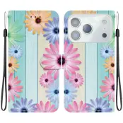 iPhone 17 Pro Max Plånboksfodral Med Lanyard - Sunflower