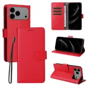 iPhone 17 Pro Max Plånboksfodral RFID Blocking med Handledsrem