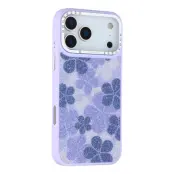 JAUCASE Mobilskal till iPhone 17 Pro Max MagSafe Flower - Lila