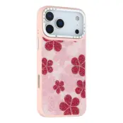 JAUCASE Mobilskal till iPhone 17 Pro Max MagSafe Flower - Rosa