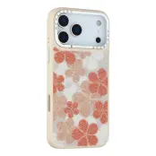 JAUCASE Mobilskal till iPhone 17 Pro Max MagSafe Flower - Vit