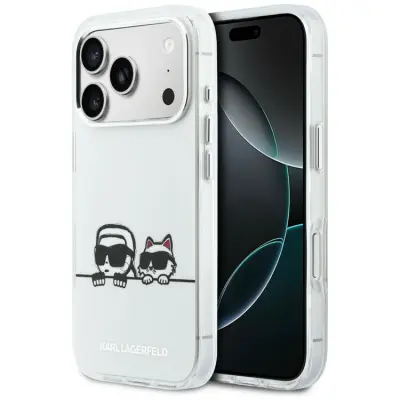 Karl Lagerfeld Mobilskal För iPhone 17 Pro Max Magsafe IML Peekaboo Logo