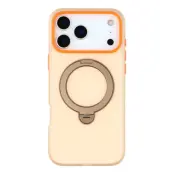 KIGC iPhone 17 Pro Max Mobilskal Rotating Kickstand - Orange