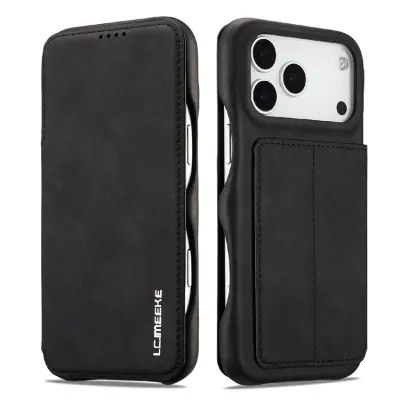 LC.IMEEKE iPhone 17 Pro Max Mobilfodral Korthållare Stativ - Svart