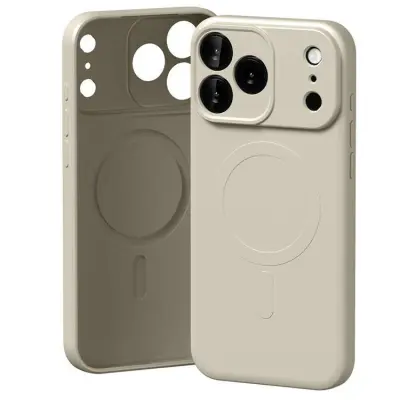 Mercury iPhone 17 Pro Max Mobilskal MagSafe Semi-Silicone - Stone