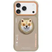 Nimmy Mobilskal till iPhone 17 Pro Max MagSafe Glasses Cool Dog - Beige