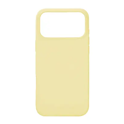 ONSALA Mobilskal till iPhone 17 Pro Max med Silikonkänsla - Citron