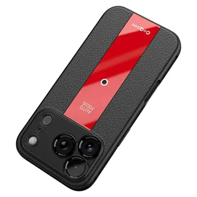 Q.COO iPhone 17 Pro Max Mobilskal Acrylic PU + TPU Shockproof