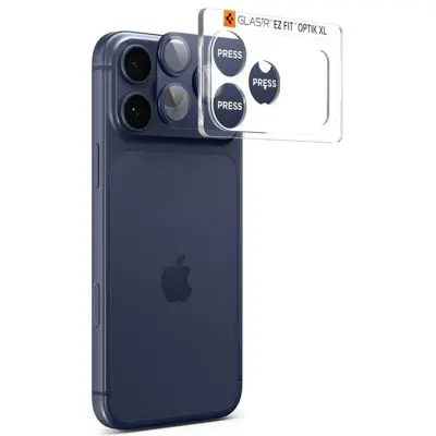 Spigen Glas.tR Optik Pro XL EZ Fit (iPhone 17 Pro Max) - Svart