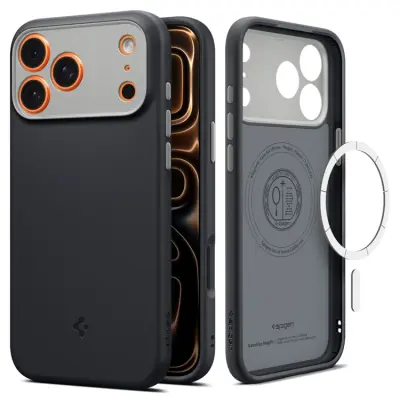 Spigen Mobilskal till iPhone 17 Pro Max Magsafe Nano Pop - Svart Sesane