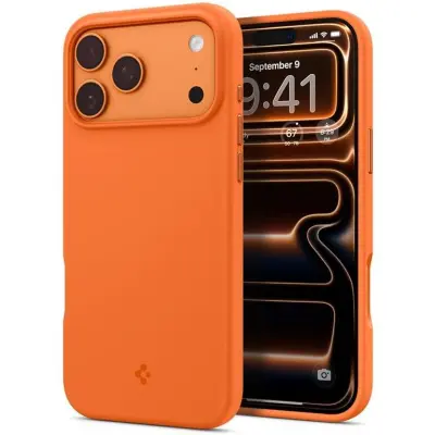 Spigen Silicone Fit MagFit (iPhone 17 Pro Max) - Grön