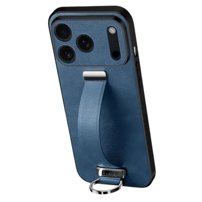 SULADA Mobilskal till iPhone 17 Pro Max Armband Kickstand Fashion - Blå