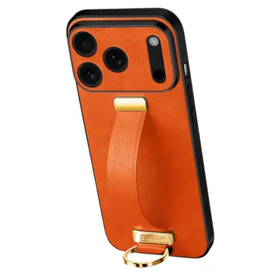 SULADA Mobilskal till iPhone 17 Pro Max Armband Kickstand Fashion - Orange