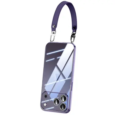 SULADA Mobilskal till iPhone 17 Pro Max Ultra Clear Electroplating - Lila