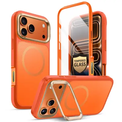 Supcase iPhone 17 Pro Max Mobilskal Magsafe Ares Flip - Coral