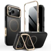 Supcase iPhone 17 Pro Max Mobilskal Magsafe Ares Flip - Desert Guld