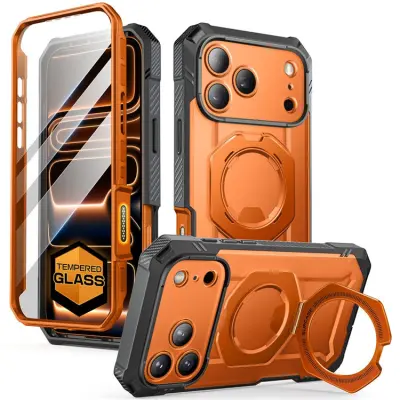 Supcase iPhone 17 Pro Max Mobilskal Magsafe UB Grip Pro - Coral