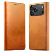 SUTENI iPhone 17 Pro Max Plånboksfodral Konstläder - Khaki