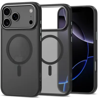 Tech-Protect iPhone 17 Pro Max Mobilskal Magsafe Edge - Svart/Gunmetal
