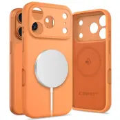 Tech-Protect Mobilskal till iPhone 17 Pro Max Magsafe Silikon - Cosmic Orange
