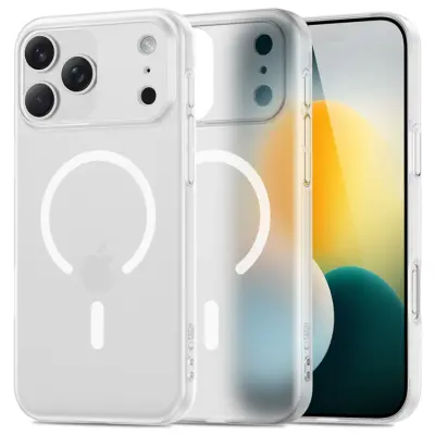 Tech-Protect Mobilskal till iPhone 17 Pro Max Magsafe Slim - Matte Vit