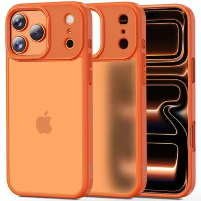 Tech-Protect Mobilskal till iPhone 17 Pro Max Matte - Cosmic Orange