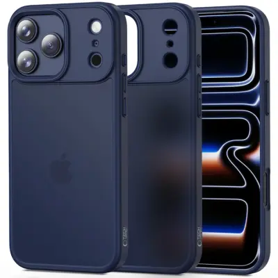 Tech-Protect Mobilskal till iPhone 17 Pro Max Matte - Mörkblå