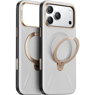 Torras Ostand Q3 Vegskin (iPhone 17 Pro Max) - Svart