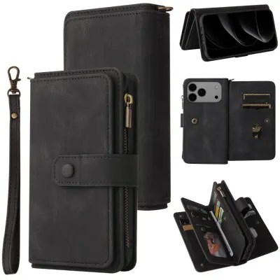 Trolsk Fodral med Kortfack (iPhone 17 Pro Max) - Blå