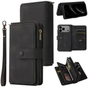 Trolsk Fodral med Kortfack (iPhone 17 Pro Max) - Rosa