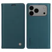 Yikatu iPhone 17 Pro Max Plånboksfodral Magnetic Closure - Grön